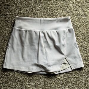 White Athletic Skort